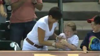 Evil Woman Steal Ball from Little Girl