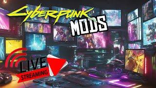 ►(Stream) - Cyberpunk Mods. Badlands questing, Hotdog Bikes and much more.