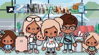 Going On Holiday To NEW YORK  | *with voice* | Toca Boca Life World