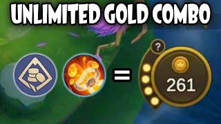 MAGIC CHESS BEST GOLD COMBO !! UNLIMITED GOLD EVERY ROUND !! MAGIC CHESS MOBILE LEGENDS