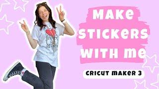 MAKE STICKERS ON CRICUT | Australian Primary Teacher | Cricut Maker 3