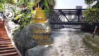 [2021.03.27] Walking Wat Saket(Golden Mountain), Phra Ubosot, and Khlong(canal) Saen Saep