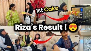 Riza ko diya Surprise | pehli baar cake banaya  ️