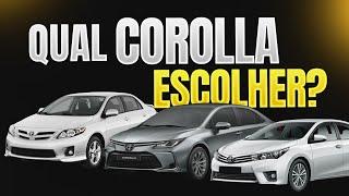 Qual versão do COROLLA escolher?