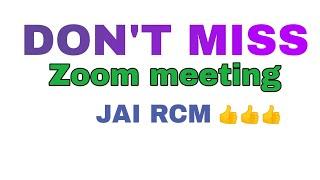 RCM Zoom meeting