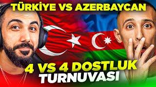 AZERBAYCAN VS TÜRKİYE!! EKİPLERLE 4 VS 4 DOSTLUK TURNUVASI YAPTIK! w/ ENERGIZER | PUBG MOBILE