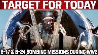 Target For Today | Original Upscaled B-17 Flying Fortress And B-24 Liberator Training Video