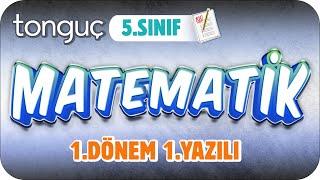 5.Sınıf Matematik 1.Dönem 1.Yazılıya Hazırlık  #2024