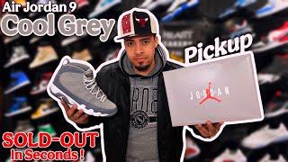 The Jordan 9 Cool Grey Was Super Limited! Pickup Vlog & My Honest Opinion