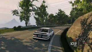 ae86 trueno coupe handling test run nagao