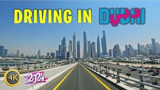 Dubai Driving Tour  4K (Palm Jumeirah - Dubai Marina - Dubai Harbour - JBR - Bluewaters Island)