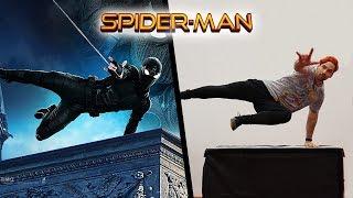 Stunts From Spider-Man: Far From Home In Real Life (Parkour, Trampoline)