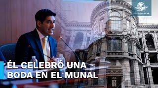 ¿Quién es Martín Borrego, funcionario señalado por celebrar boda en el MUNAL?