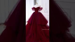 Beautiful Red gown ️#tranding #wedding #ytshorts