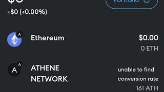 Steps on how to add and withdraw Athene on MetaMask. check description for more
