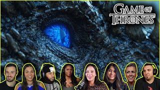 Reactors Reactions to the NIGHT KING REANIMATES VISERION | Game of Thrones 7x6 "Beyond the Wall"