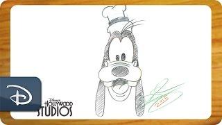 How-To Draw Goofy | Disney's Hollywood Studios