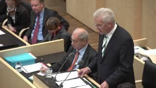 Rede von Bundesratspräsident Winfried Kretschmann zu Beginn seiner Präsidentschaft