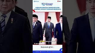 Gibran Didesak Mundur dari Wapres RI, Rocky Gerung Akhirnya Bereaksi hingga Beri Kritik Pedas