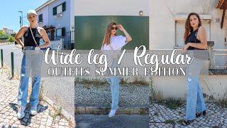 WIDE LEG / REGULAR JEANS OUTFITS - SUMMER EDITION