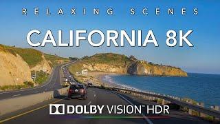 Driving Southern California Coast in 8K Dolby Vision HDR - Palos Verdes to San Diego