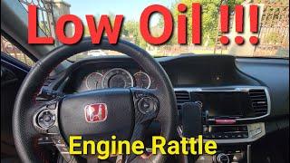 Low Engine Oil!!! (I ALMOST Destroyed My Car) Honda Accord, CR-V, Civic, TLX