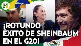 ¿Tensiones en el G20? Claudia Sheinbaum no se reunió con Pedro Sánchez ni con Milei, detalla experta