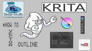 How to Vector Outline your Character Designs in Krita for Quick Editing