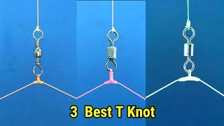 3 best T knots‼️ Fishing Knots