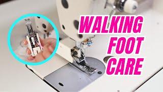 Cleaning + Oiling a Walking Foot | Sewing Machine Maintenance