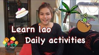 Learn lao Daily activities Ep.2