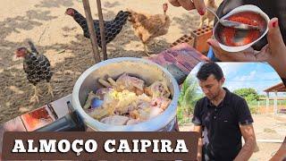 TARCISO E ANDREIA PREPARA GALINHA CAIPIRA PARA ALMOÇO E SEU JORGE E CRISTIANE VIERAM ALMOÇAR