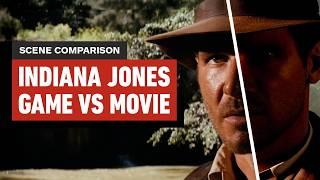 Indiana Jones Scene Comparison - The Great Circle vs. Raiders of the Lost Ark