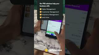Enjoy seamless inventory management using a tablet POS solution #earlyaccessinfotech  #tabletpos
