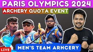 Live : Archery World Olympic Qualifying Tournament | Mens Team  | Road To Paris 2024