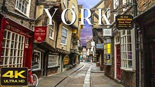 York England Walking Tour 4K, April 2023