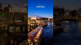 Amsterdam at Night  | Stunning Streets, Lights & Vibes #amsterdam #europevlog