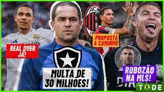 CR7 x MESSI NA MLS l MILAN vai por DARWIN NUNEZ l JARDINE no BOTAFOGO l OFERTA do REAL por ARNOLD