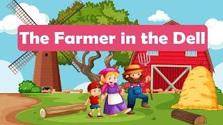 The Farmer in the Dell || Animated Nursery Rhyme Video || 2d Cartoon Video