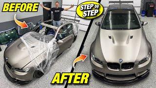 Installing A Carbon Roof Onto My Sunroof Model E92 M3.