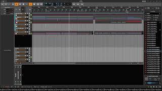 2 hours of cleaning up project files in bitwig, very boring, not worth watching