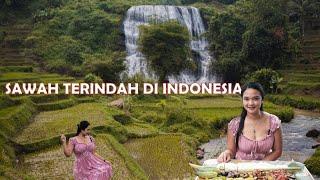 PESONA GADIS DESA - MASAK DISAWAH TERINDAH DENGAN PEMANDANGAN AIR TERJUN YG MENJULANG TINGGI,