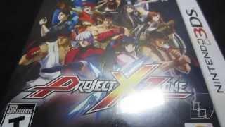 Unboxing Project X Zone Nintendo 3DS - Bandai Namco, Sega, Capcom