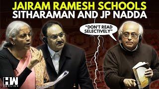 WATCH: Jairam Ramesh Schools Nirmala Sitharaman & JP Nadda Over Granville Austin's Emergency Chapter