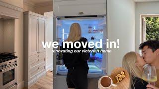 finally moving in!!!  renovating our victorian home series vlog | house tour uk