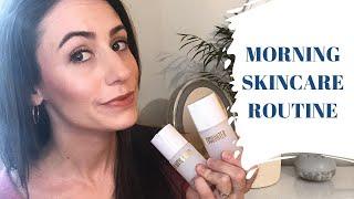 NON TOXIC MORNING SKINCARE ROUTINE | SIMPLE & EFFECTIVE | CLEAN BEAUTY MAKEUP SKIN PREP |