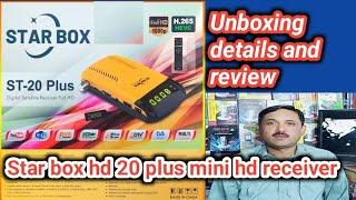 St@r box st20 plus Unboxing Details Reviews by sky star electronics
