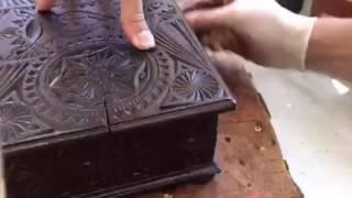 Applying Gilboys Gold To A Small Carved Box