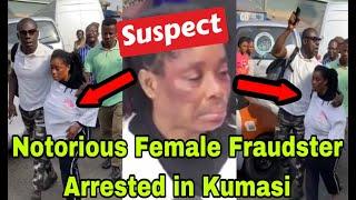 BREAKINGNotorious Female Fraudster Arr£sted On Auntie Naa's Show At Oyerepa Fm