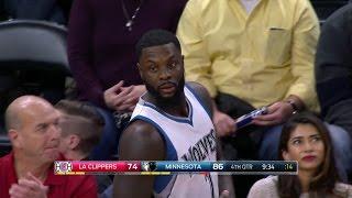 Lance Stephenson Trips Himself | SHAQTIN A FOOL MOMENT | Clippers vs Wolves | 3.8.17 |